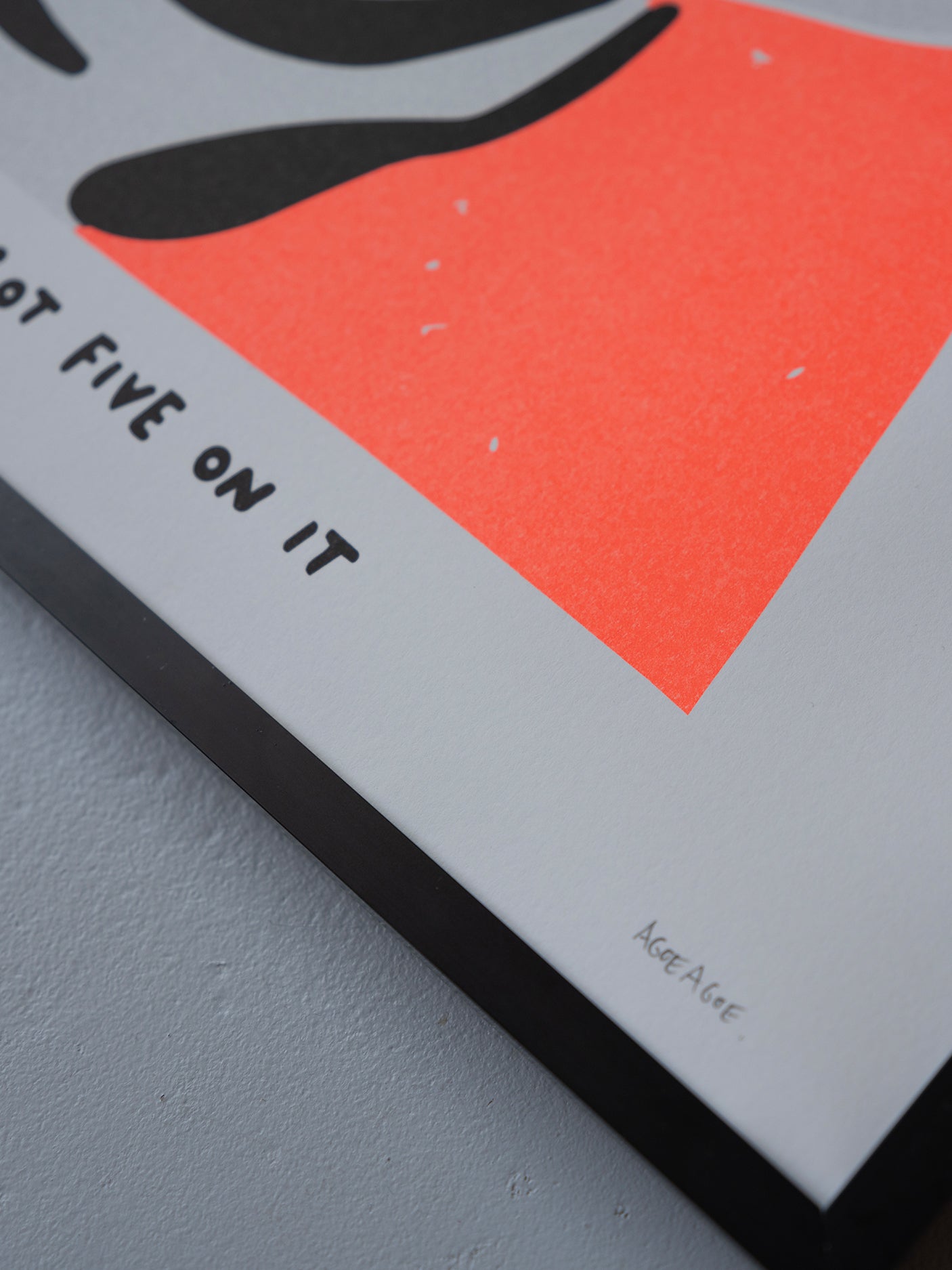 A3 Riso Print - I Got Five On It