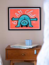 A3 Riso Print - 6 AM Club