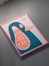 A4 Riso Print - Van Jou is er Maar Eendje
