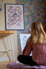 B2 Print - Ingewikkeld Groen/Roze - B-Stock