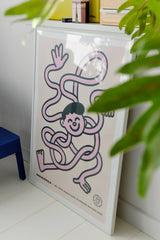 B2 Print - Ingewikkeld Groen/Roze - B-Stock