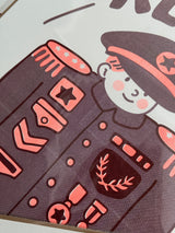 A3 Riso Print - Majoor Klets - B-Stock