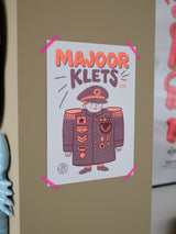 A5 Riso Print - Majoor Klets