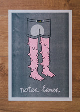A3 Riso Print - Noten Benen