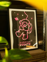 A3 Riso Print - Ruimte - Outlet met Streep