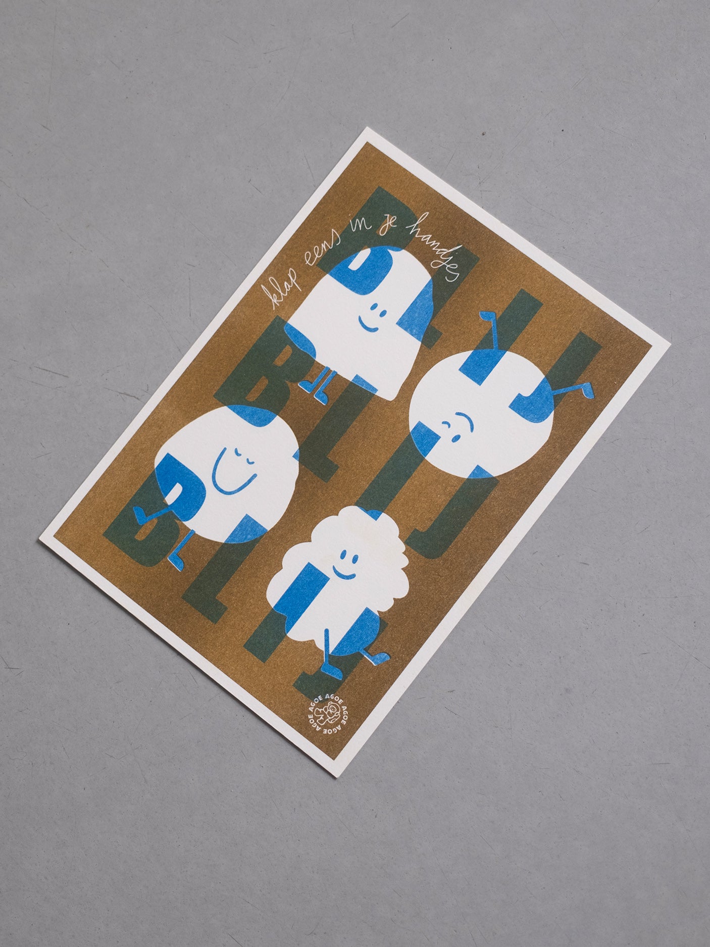 A5 Riso - BLIJ BLIJ BLIJ