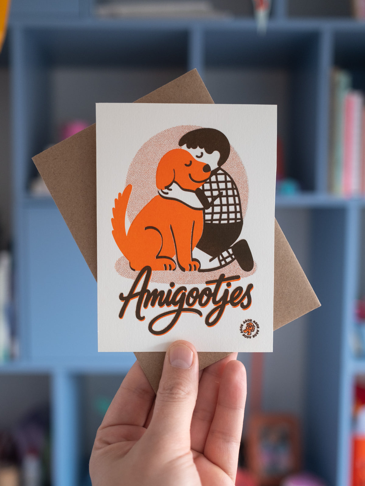 A6 Riso Kaart - Amigootjes - Ontwerp en originele RISO-print door AGOE AGOE.
Alle afbeeldingen zijn eigen beeldmateriaal.