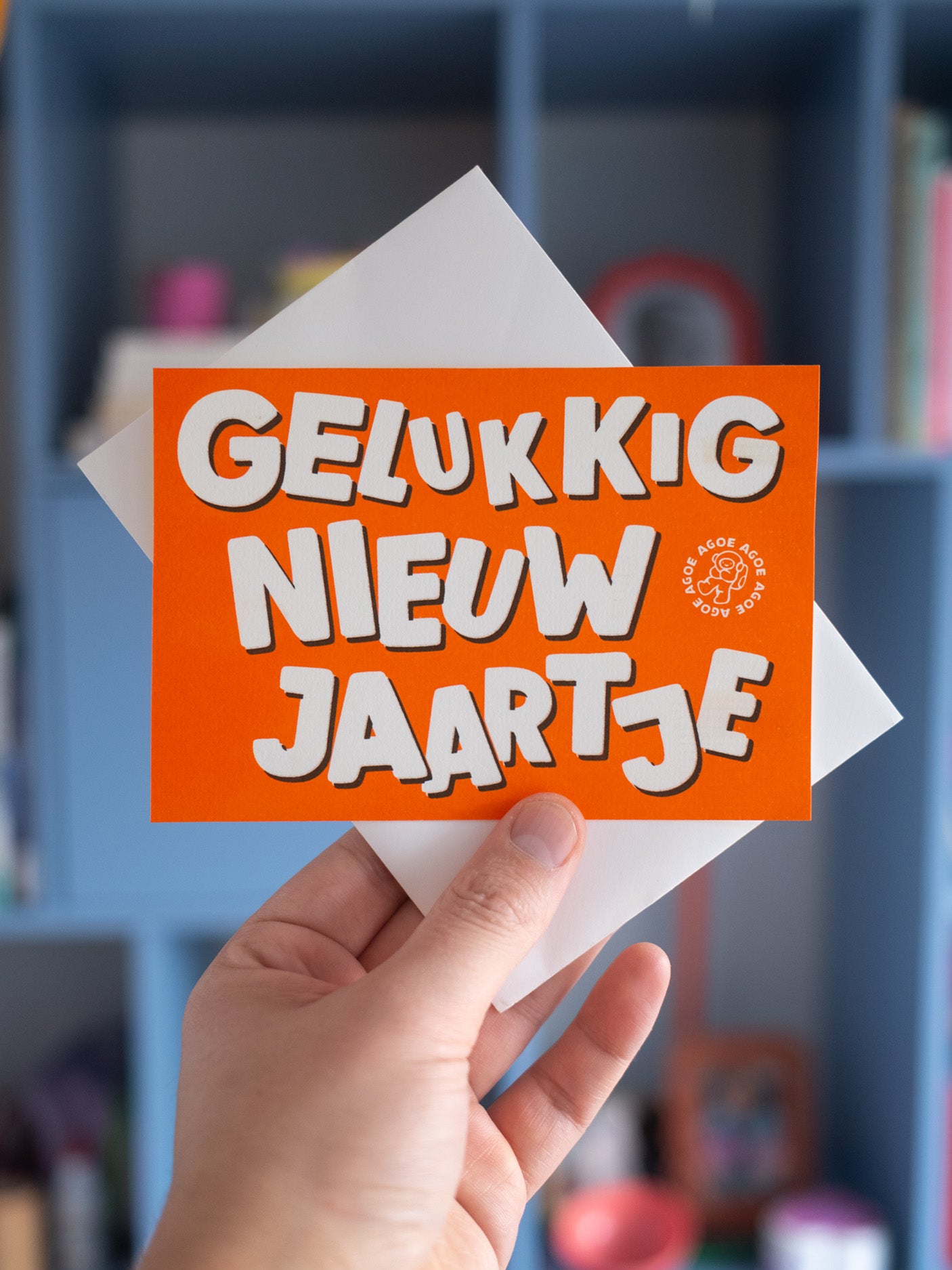 Gelukkig Nieuwjaart A6 Kaart Riso