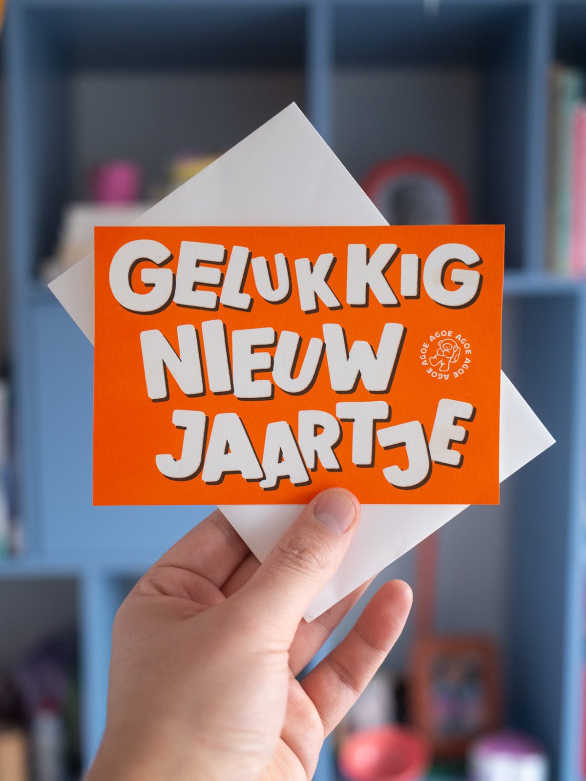 Gelukkig Nieuwjaart A6 Kaart Riso