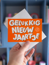 Gelukkig Nieuwjaart A6 Kaart Riso