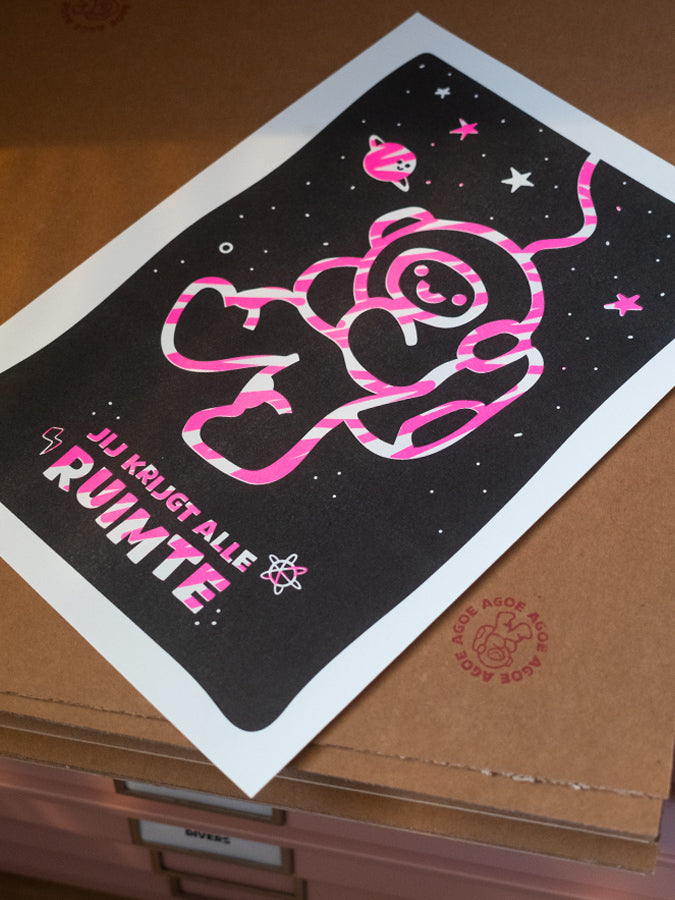 A3 Riso Print - Ruimte