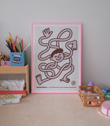A3 Riso Print - Ingewikkeld - B-Stock