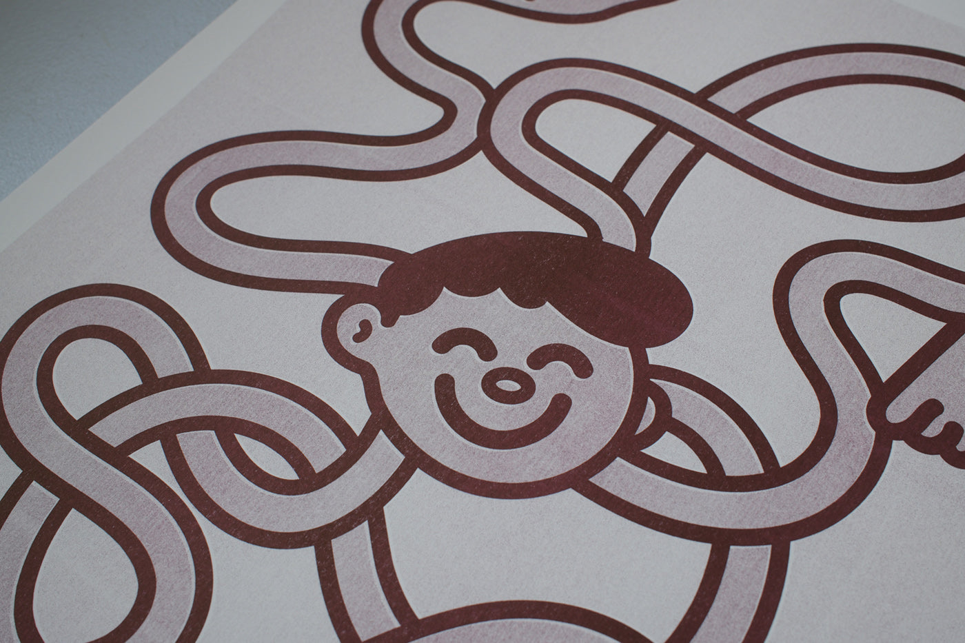 A3 Riso Print - Ingewikkeld - B-Stock