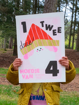 A3 Riso Print - HOEDJE VAN