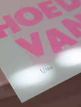 A3 Riso Print - HOEDJE VAN