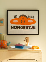 A3 Riso Print - Hongertje