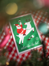 A3 Riso Print Alco-ho-ho-hol shot in interieur