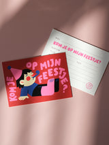 A6 Kaarten – Kom je op mijn feestje? (10 stuks)